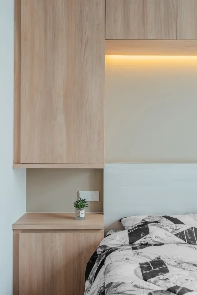 Bedroom interior design for Le Interior Affairs