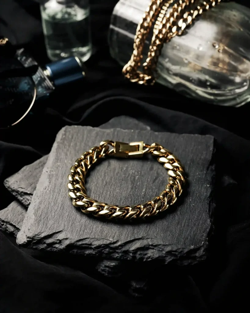 Close up of luxurious Qerle jewellery