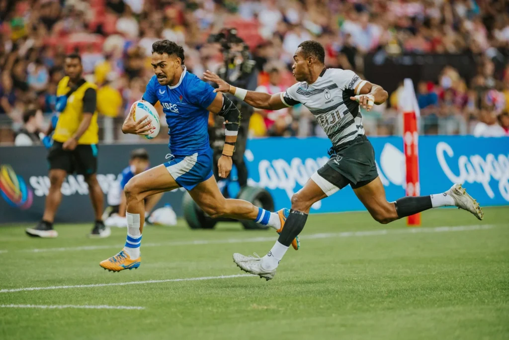 Rugby Sevens 2023 match action