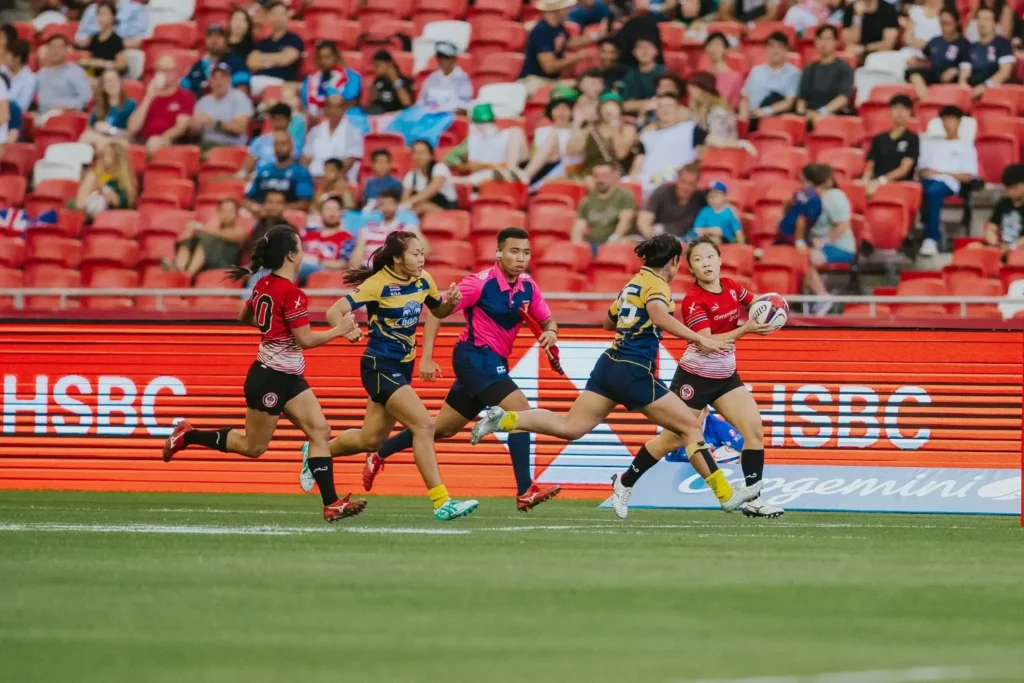 Women rugby teams competing in Rugby Sevens 2023